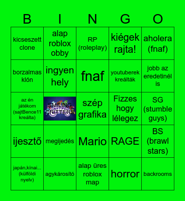 roblox Bingo Card