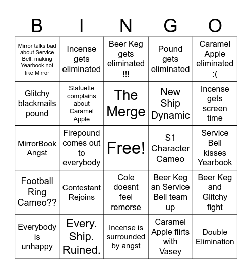 C2BC EP12 BINGO Card