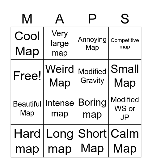 RAMEX Bingo Card