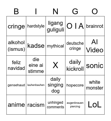 9188191824891 Bingo Card