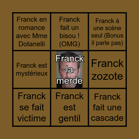 FRANCK (De Luca) Bingo Card