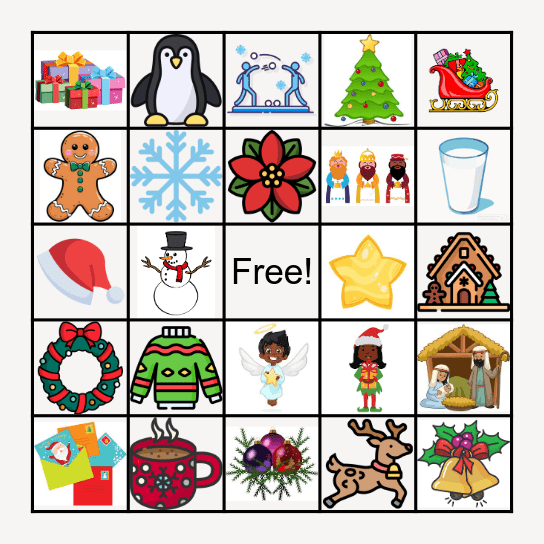 Christmas Bingo 2024 Bingo Card