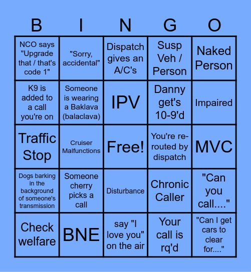 Badge Bingo Card