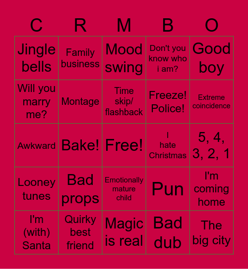 Jolly Bingo Card