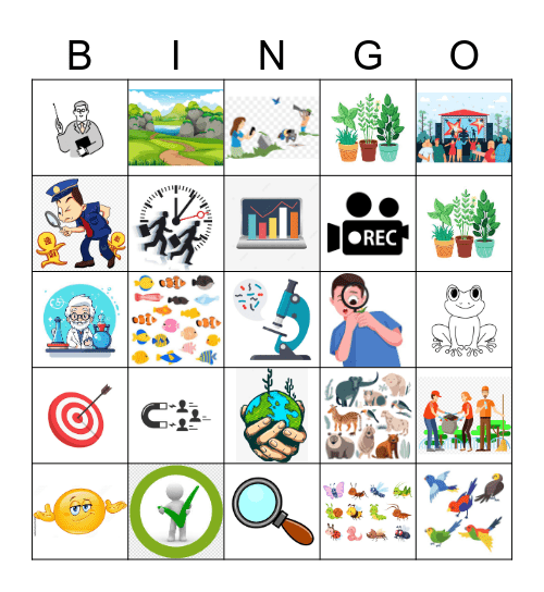 Scientist For A Day Bingo Card