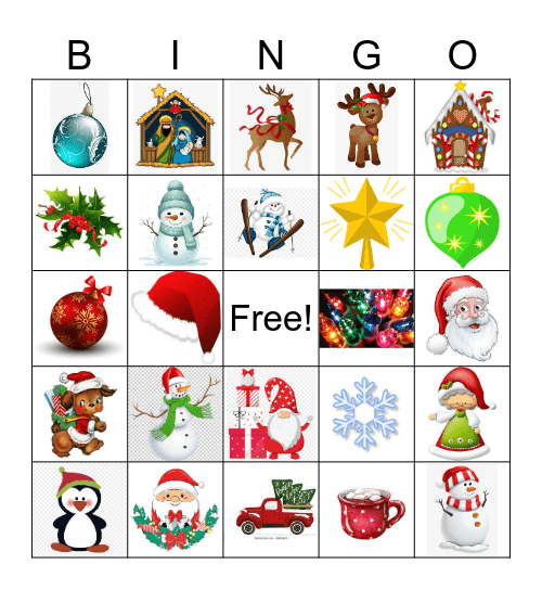 Christmas Bingo Card