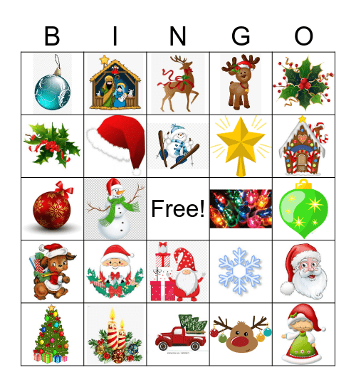 Christmas Bingo Card