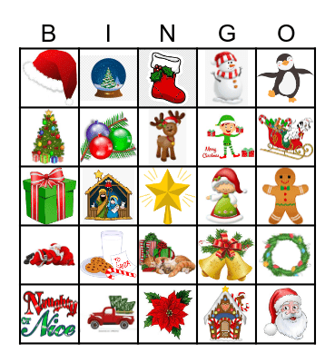 Christmas Bingo Card