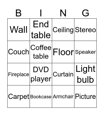 BB3 Unit 3 Bingo Card