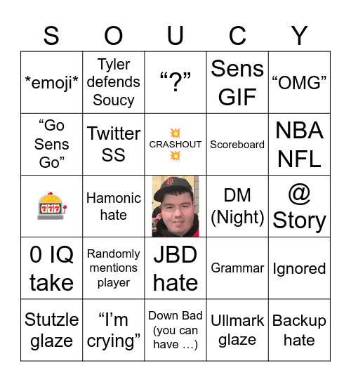 Soucy’s Ultimate Challenge Bingo Card