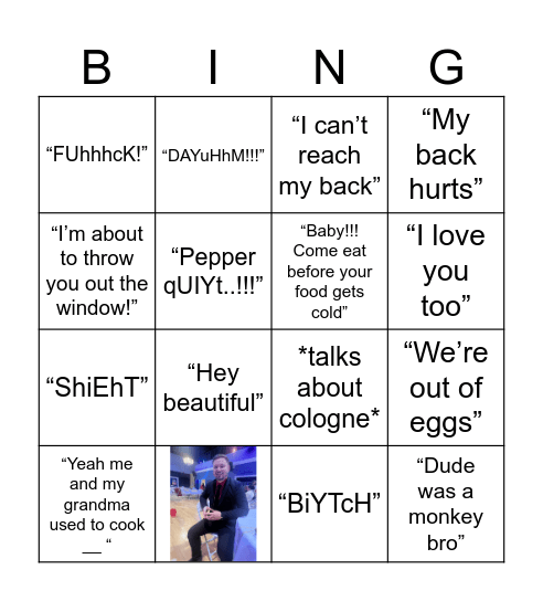 Gabriel On the Daily Bingo Card