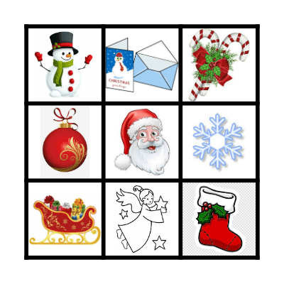 Christmas Bingo Card