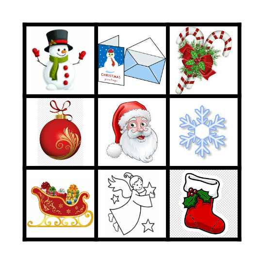 Christmas Bingo Card