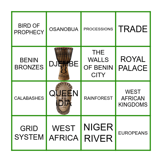 Benin City Bingo Card