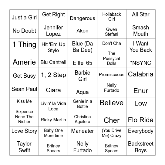 Dial-Up Diaries Bingo Card