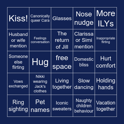 S28 Wishlist Bingo Card