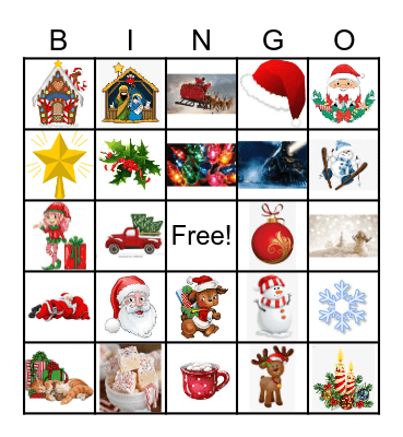 Jõulu Bingo Card