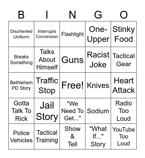 URBingo Card