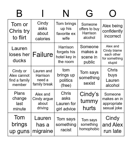 Cobitz Bingo Card