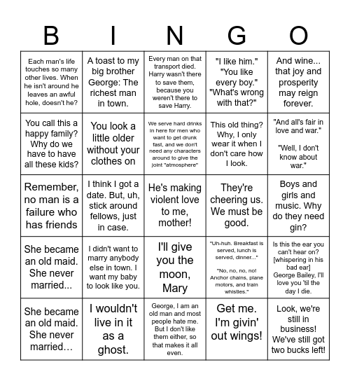 Number 1 Bingo Card