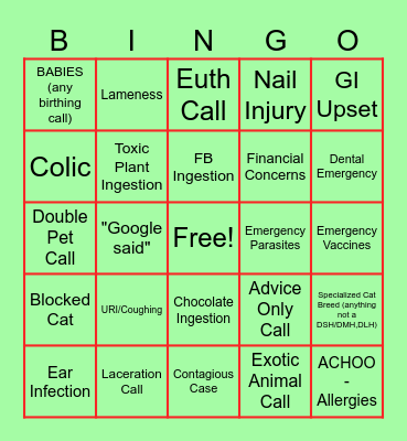 AHL CHRISTMAS BINGO Card