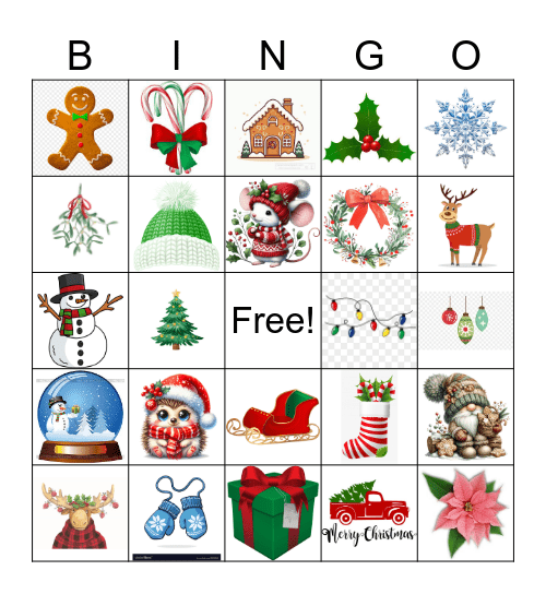 Christmas Bingo Card