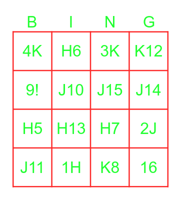 RAGE-MAS FORTNITE BINGO Card