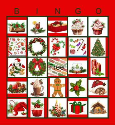 CHRISTMAS BINGO Card