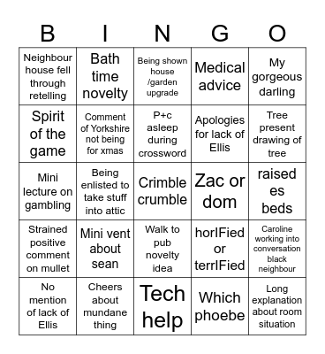 Quizmaz Bingo Card