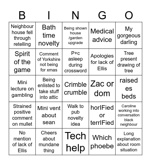 Quizmaz Bingo Card