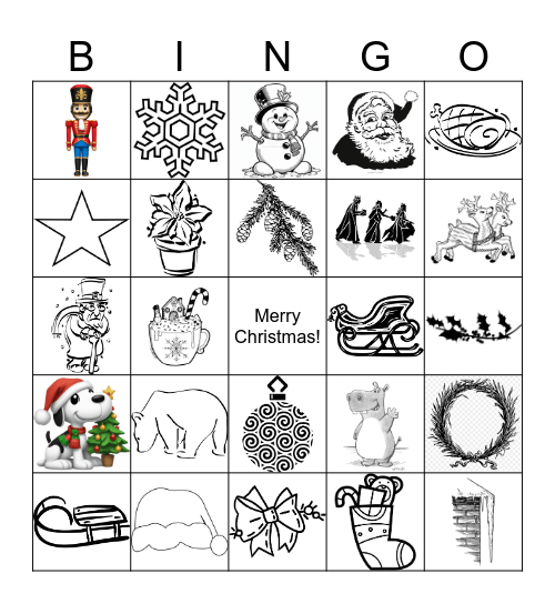 Christmas Bingo Card