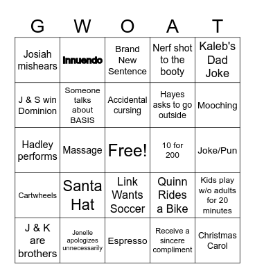 Wagoner Bingo 2024 Bingo Card