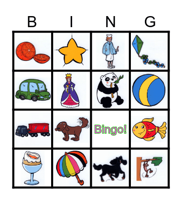 FH1 Aa-Uu Bingo Card