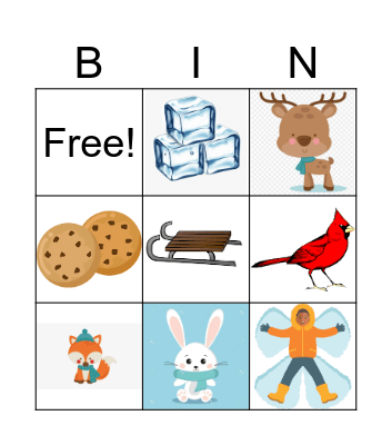 Winter Bingo Card