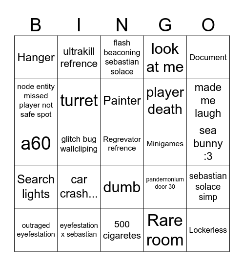 Pressure memes Bingo Card