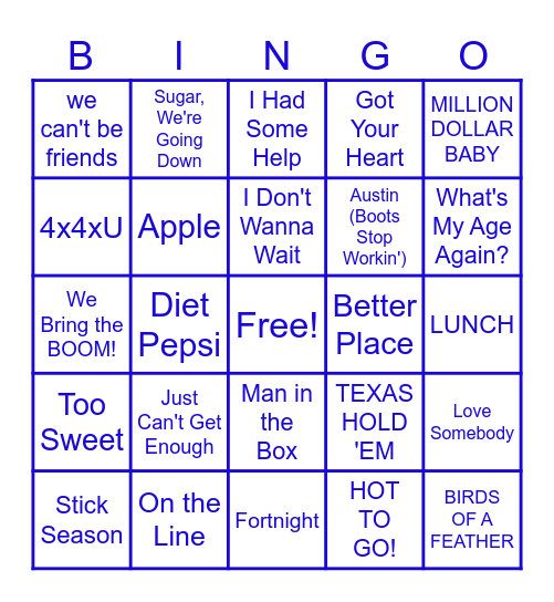 Spotify Wrapped 2024 Bingo Card