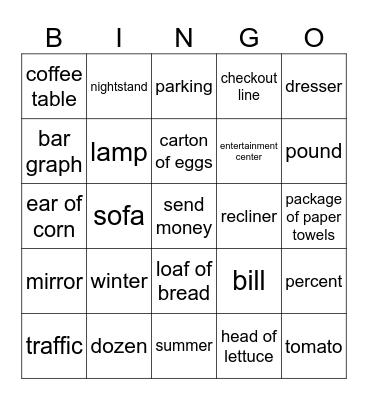 HB 4 Bingo Card