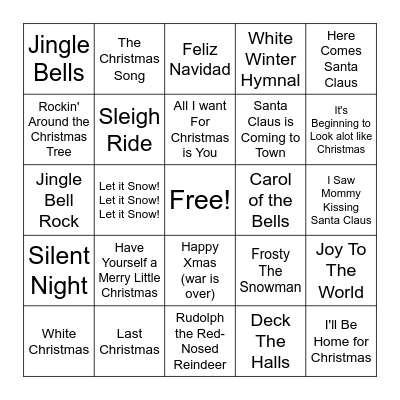 Covers - LoFi Bingo Card