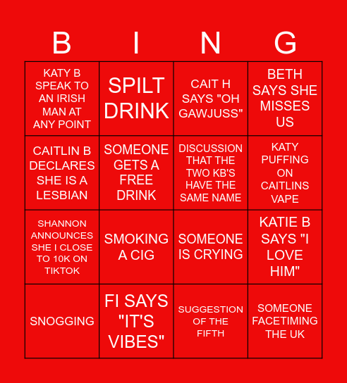 CHRISTMAS AVENGERS BINGO Card