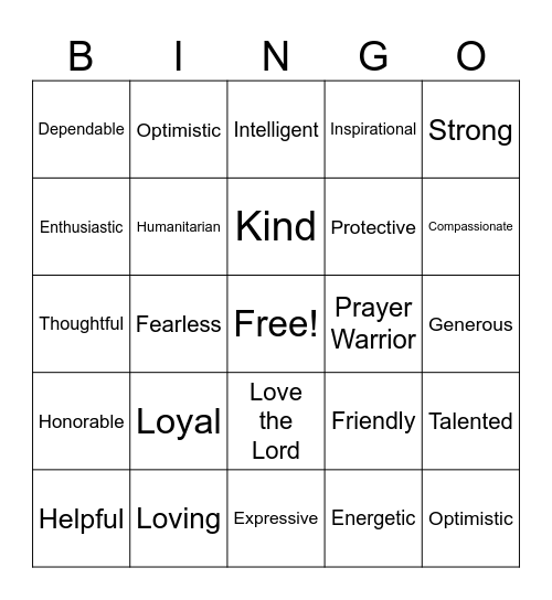 Happy Birthday Bingo Card