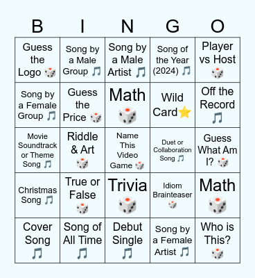 THE Winning Bingo Card Bingo Card