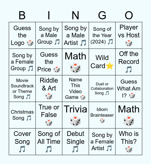 THE Winning Bingo Card Bingo Card