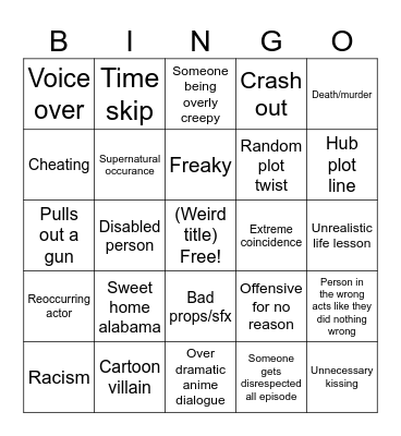 Tomorrow’s teaching Bingo Card