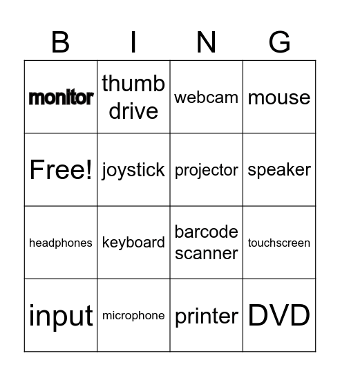 I.T Bingo Card