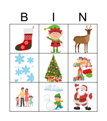 xmas bingo Card