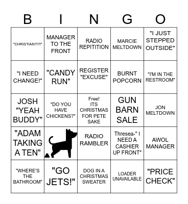 RK BINGO Card