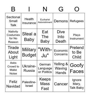 Victor Bingo Card