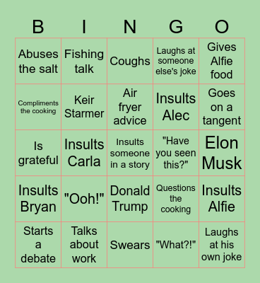 MAGNUS BINGO Card