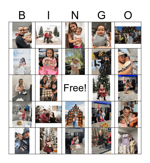 Christmas 2024 Bingo Card