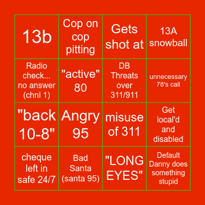 PD BINGO Card